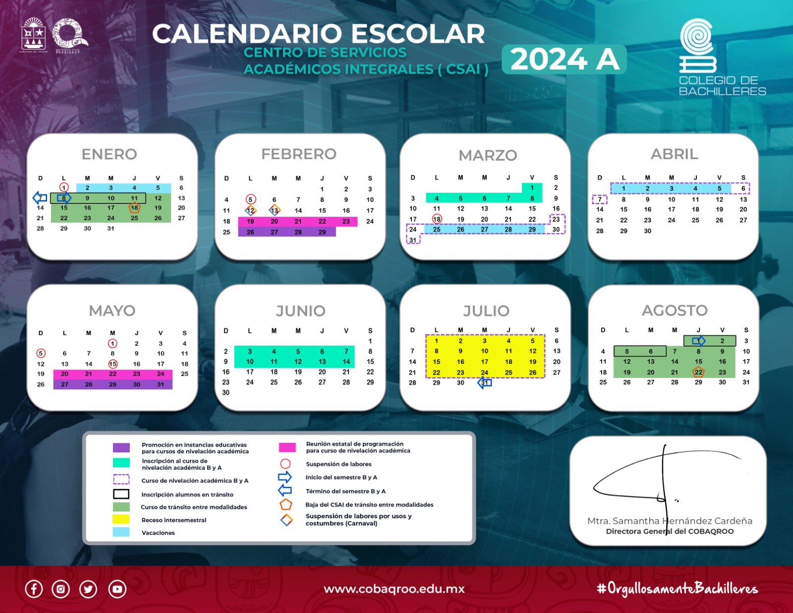 Calendario Escolar 2025 A 2025 Quintana Roo